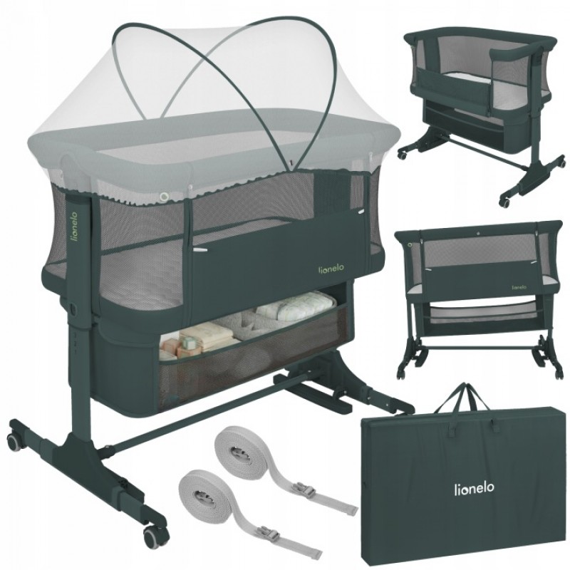 Lionelo Jodie Λίκνο Συγκοίμησης Green Graphite