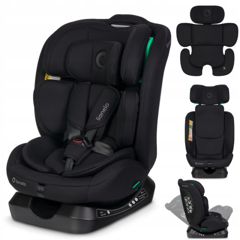 Lionelo Aart i-size Κάθισμα Αυτοκινήτου 40-150cm Black Carbon