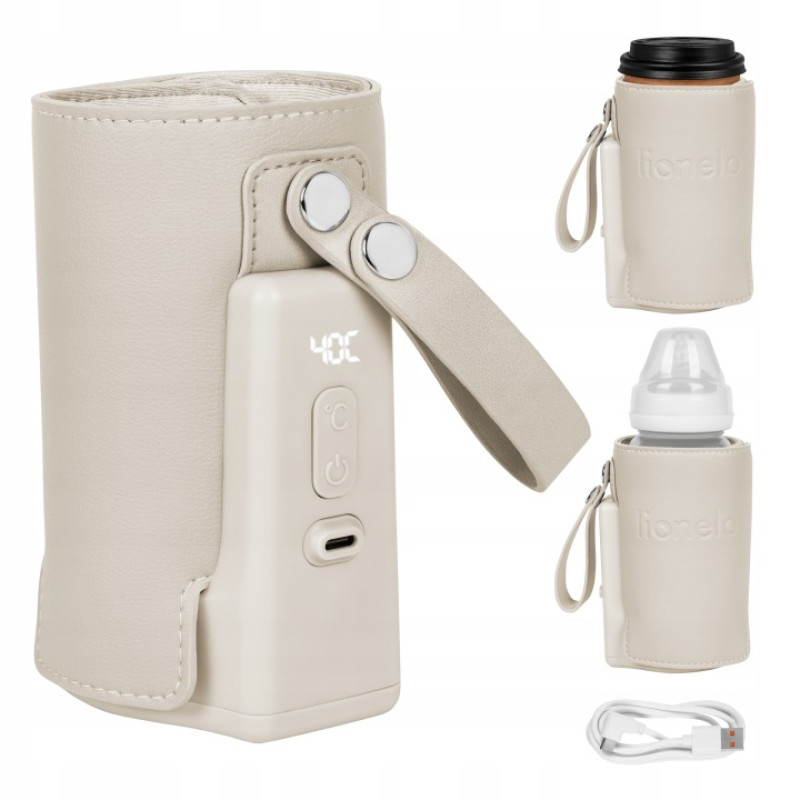 Lionelo Thermup Go Plus Θερμαντήρας Ταξιδίου Beige Calm