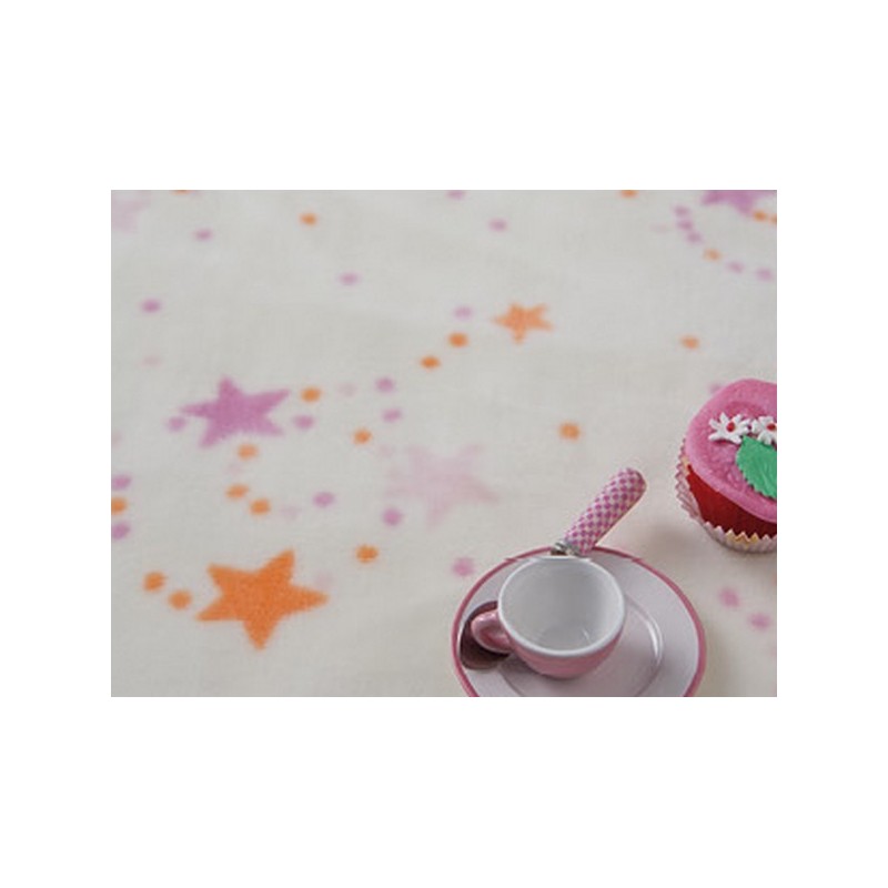 Pielsa Κουβέρτα Αγκαλιάς 80cm * 110cm Stars Pink