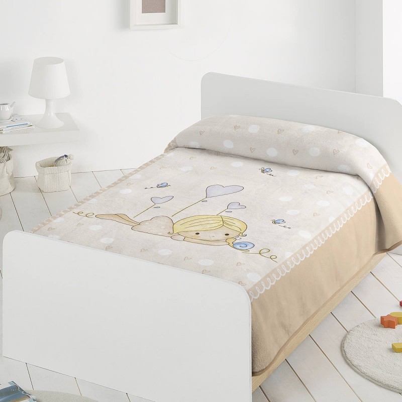 PIEL SA ΚΟΥΒΕΡΤΑ ΑΓΚΑΛΙΑΣ 80X110 NINA ACOSTADA BEIGE 6377B
