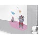 INTERBABY ΠΡΟΣΤΑΤΕΥΤΙΚΟ ΚΡΕΒΑΤΙΟΥ (70x150) INDIO-PINK BR005-02