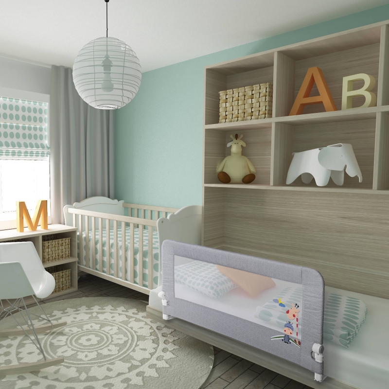 INTERBABY ΠΡΟΣΤΑΤΕΥΤΙΚΟ ΚΡΕΒΑΤΙΟΥ (70x150) INDIO-BLUE BR005-01
