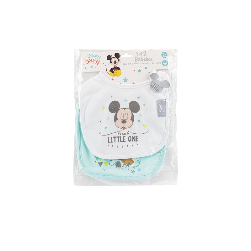 INTERBABY ΣΑΛΙΑΡΑ ME VELCRO SET 2 τεμ  MICKEY2   8435440365662