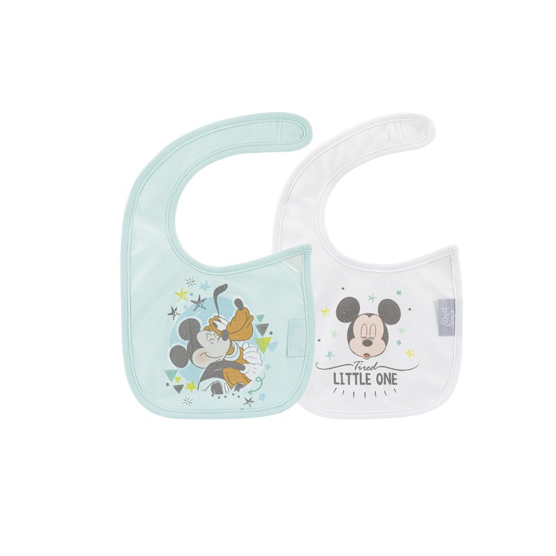 INTERBABY ΣΑΛΙΑΡΑ ME VELCRO SET 2 τεμ  MICKEY2   8435440365662