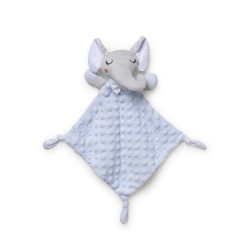 INTERBABY SET ΜΠΟΥΡΝΟΥΖΙ ΚΑΠΑ 100Χ100 &, ΒΕΛΟΥΔΙΝΟ ΠΑΝΑΚΙ ΠΑΡΗΓΟΡΙΑΣ WHITE/BLUE SET33-11