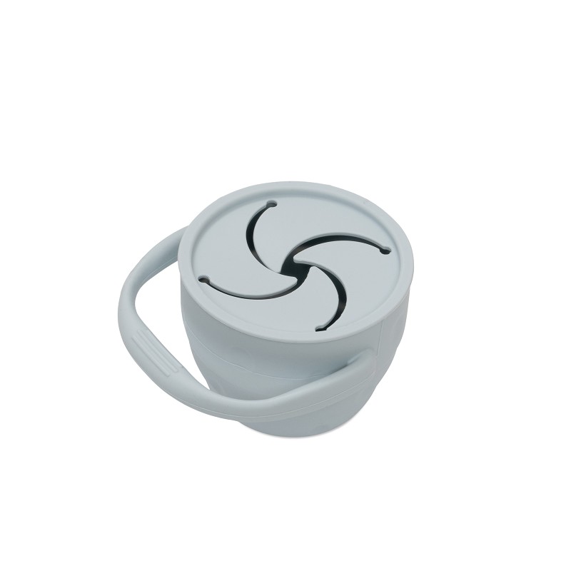 INTERBABY ΠΟΤΗΡΑΚΙ ΣΙΛΙΚΟΝΗΣ ΓΙΑ ΣΝΑΚ ΜΕ ΚΑΠΑΚΙ BLUE GRAY SI006-73