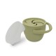 INTERBABY ΠΟΤΗΡΑΚΙ ΣΙΛΙΚΟΝΗΣ ΓΙΑ ΣΝΑΚ ΜΕ ΚΑΠΑΚΙ OLIVE GREEN SI006-74