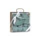 INTERBABY  ΣΕΤ ΔΩΡΟΥ 5ΤΕΜ 0-6 μηνών DUENDES DEL POLVO VERDE   SET35-03