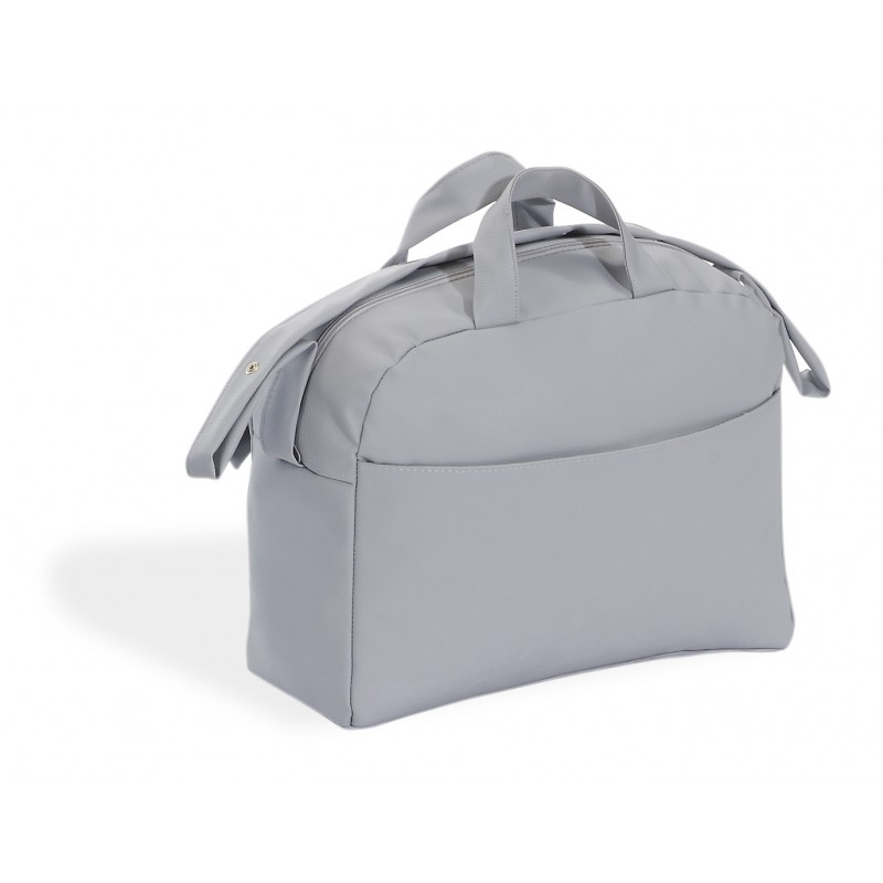 INTERBABY ΤΣΑΝΤΑ ΑΛΛΑΞΙΕΡΑ ΔΕΡΜΑΤΙΝΗ GREY 98060G
