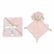 Interbaby Set Extrafort Κουβερτάκι και Βελούδινο Πανάκι Παρηγοριάς Dog Pink