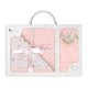 Interbaby Set Extrafort Κουβερτάκι και Βελούδινο Πανάκι Παρηγοριάς Dog Pink