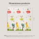 Interbaby Πτυσσόμενο Χαλάκι Δραστηριοτήτων Forest 180x200cm