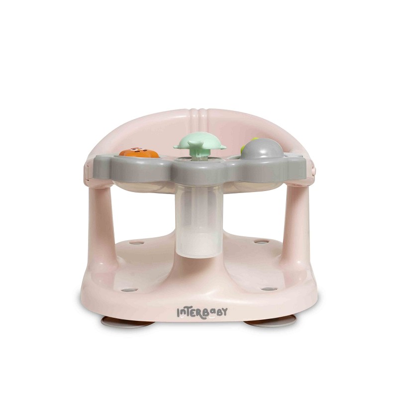 INTERBABY ΚΑΘΙΣΜΑ ΜΠΑΝΙΟΥ ΜΕ ΒΕΝΤΟΥΖΕΣ PINK 8435690615302