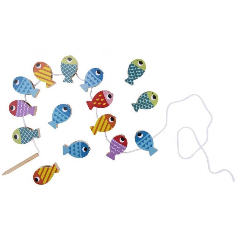 EliNeli Fishes Montessori Παιχνίδι Ισορροπίας 4 σε 1