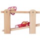 EliNeli Race XXL Montessori Ξύλινη Πίστα Αγώνων Σετ με Λεωφορείο και Αυτοκίνητο