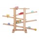 EliNeli Race XXL Montessori Ξύλινη Πίστα Αγώνων Σετ με Λεωφορείο και Αυτοκίνητο