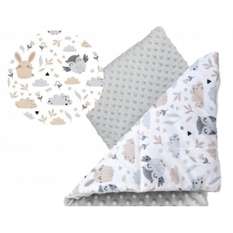Elineli Βρεφική Φωλιά Σετ 7 τεμ. Rabbit & Flower