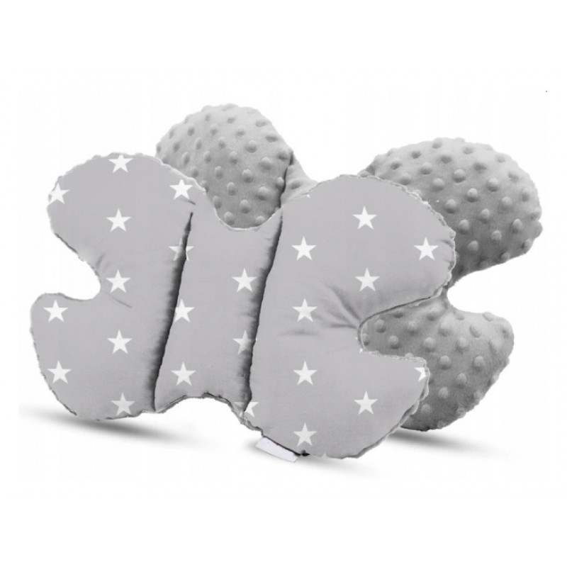 Elineli Βρεφική Φωλιά Σετ 7 τεμ. Gray Stars