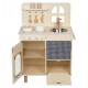 Eli Neli Montessori Kitchen Ξύλινη Παιδική Κουζίνα Με Παράθυρο