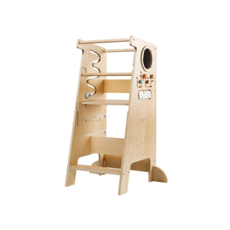 Eli Neli Montessori Animals 5in1 Ξύλινος Πύργος Εκμάθησης 90cm