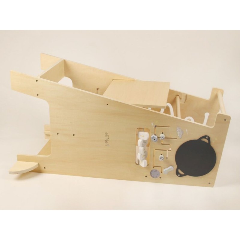 Eli Neli Montessori Universe 5in1 Ξύλινος Πύργος Εκμάθησης 90cm