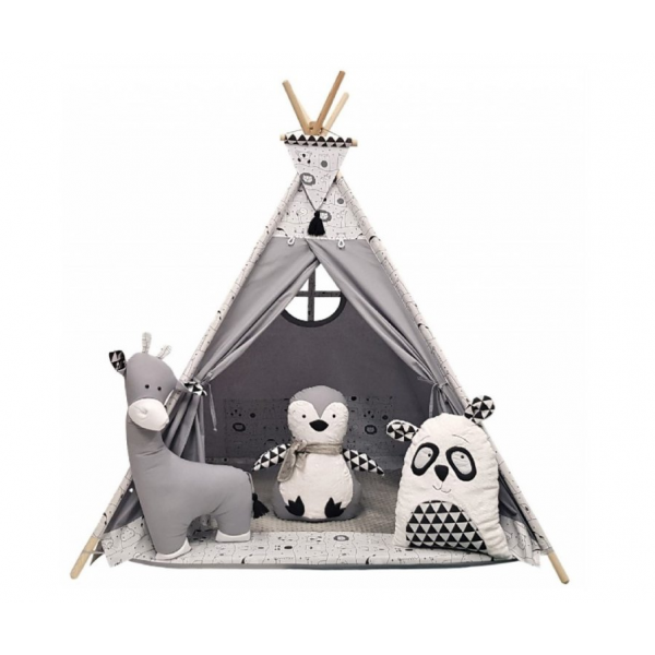 Elis Design Παιδική Σκηνή Σετ με Μαξιλάρια Zoo