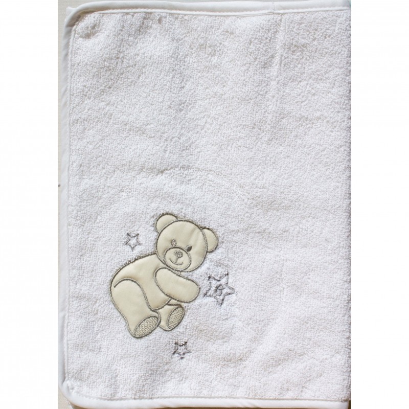 Bebecor λαβέτες πετσέτα με κέντημα 30x30 L1512-W