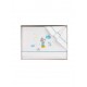 INTERBABY ΣΕΝΤΟΝΙΑ ΣΕΤ 3ΤΕΜ (115Χ175) "MICKEY" WHITE-BLUE MK007-01