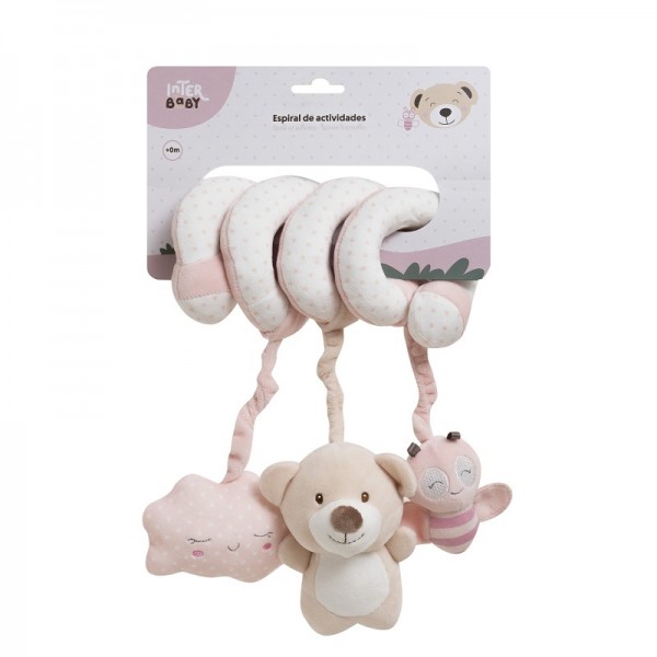 INTERBABY ΣΠΙΡΑΛ ΔΡΑΣΤΗΡΙΟΤΗΤΩΝ BEAR PINK 8435690613223