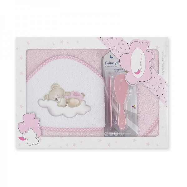 INTERBABY ΜΠΟΥΡΝΟΥΖΙ ΣΕΤ ΧΤΕΝΑ ΚΑΙ ΒΟΥΡΤΣΑ OSO NUBE BEIGE P1179-05