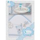 INTERBABY ΜΠΟΥΡΝΟΥΖΙ ΣΕΤ ΘΕΡΜΟΜΕΤΡΟ ''TENDEDERO OSO'' T1182-11 ΛΕΥΚΟ-ΣΙΕΛ
