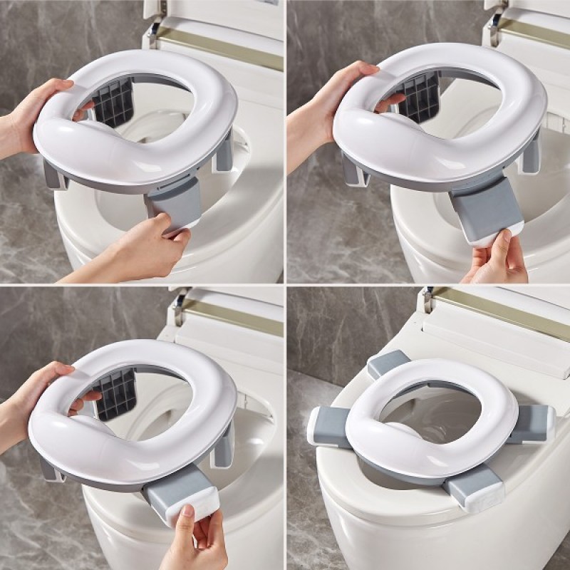 Interbaby Γιο-γιο και Παιδικό Κάθισμα Τουαλέτας White-Grey