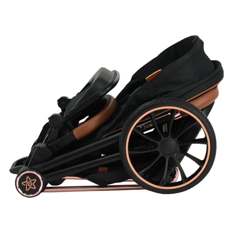 Bebestars πολυκαρότσι Jewel 3 σε 1 Volcano Black