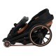 Bebestars πολυκαρότσι Jewel 3 σε 1 Volcano Black