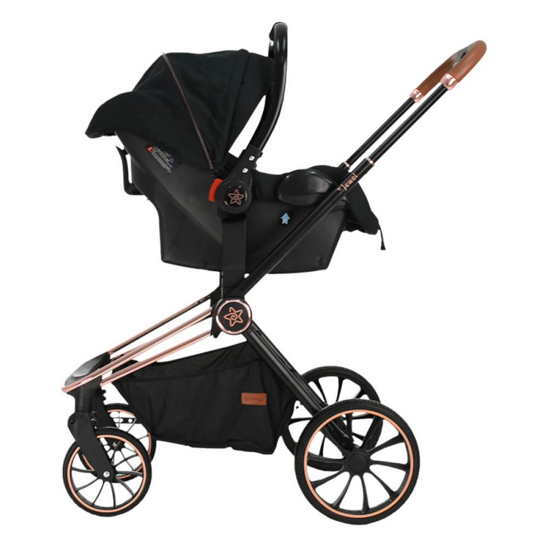 Bebestars πολυκαρότσι Jewel 3 σε 1 Volcano Black