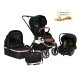 Bebestars πολυκαρότσι Jewel 3 σε 1 Volcano Black