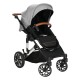 BebeStars Πολυκαρότσι Belize 3 in 1 Moon grey με κάθισμα αυτοκινήτου 