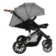 BebeStars Πολυκαρότσι Belize 3 in 1 Moon grey με κάθισμα αυτοκινήτου 