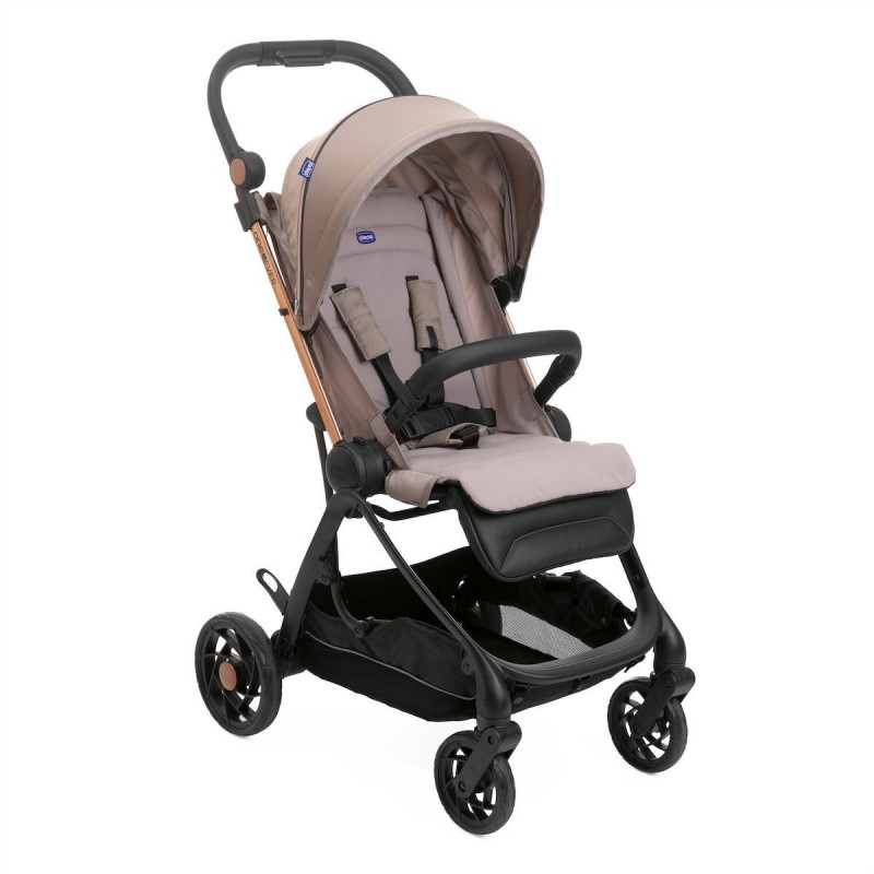Chicco Καρότσι One4ever με Πορτ Μπεμπέ, αντάπτορες και Κάθισμα Αυτοκινήτου Kaily Desert Taupe
