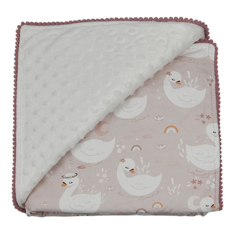 Bebe Stars Minky Κουβέρτα 90cm * 90cm Swan