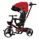 BebeStars Πτυσσόμενο τρίκυκλο ποδηλατάκι Bebe Stars 360° Spark Red