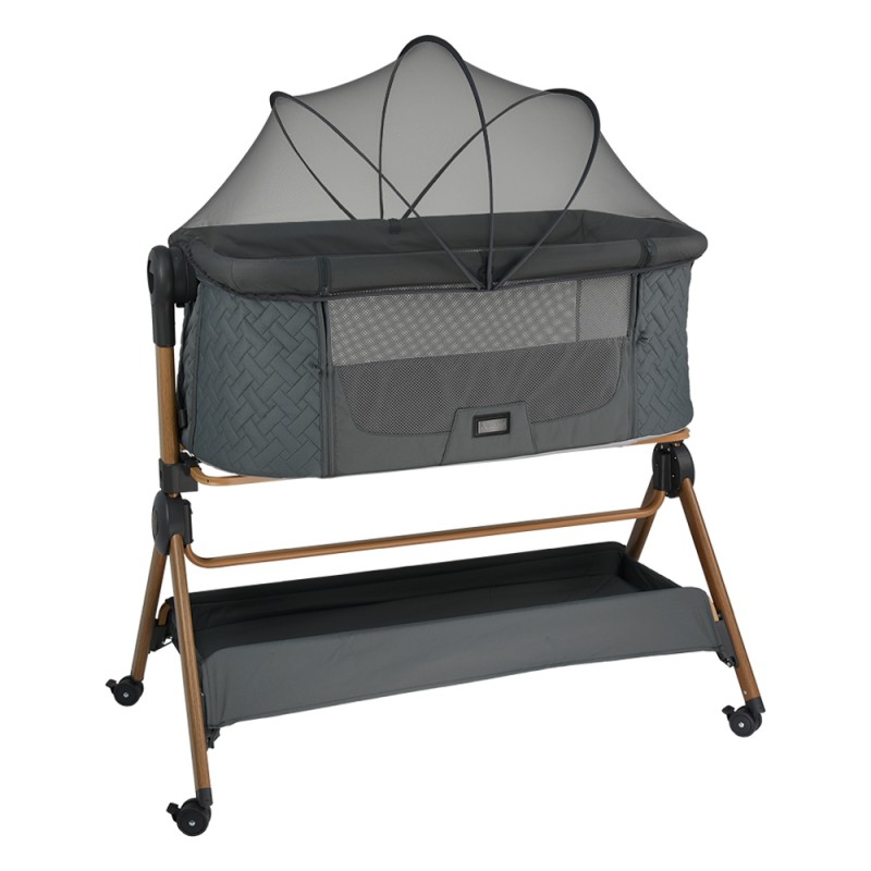BebeStars Λίκνο Serenity 2 in 1 Smoked Grey 846-186