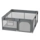Bebe Stars Πάρκο για μωρά τετράγωνο 150×150 Playzen Grey 880-100