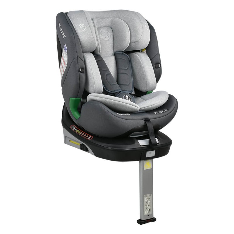 Bebe Stars Nobile i-Size 360° Κάθισμα Αυτοκινήτου 40-150cm Ice Grey
