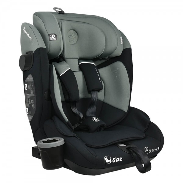 Bebe Stars Compass Isofix I-Size Κάθισμα Αυτοκινήτου 76-150cm Olive