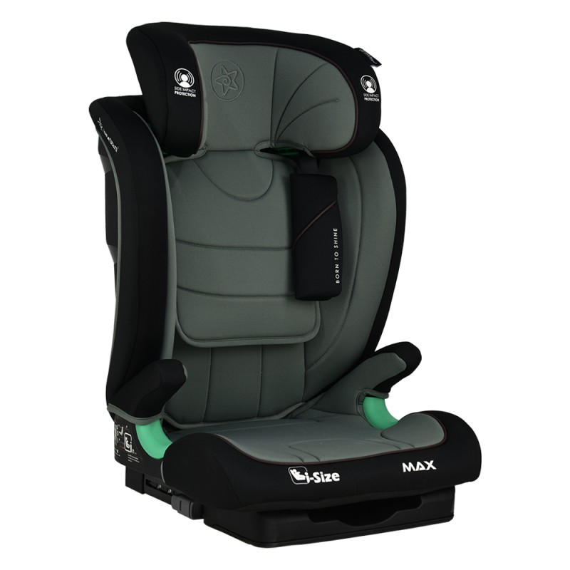 Bebe Stars Max Καθισματάκι Αυτοκινήτου 100-150cm  i-Size Olive