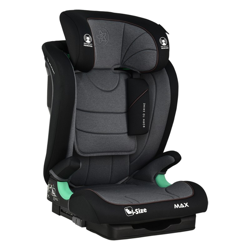 Bebe Stars Max Καθισματάκι Αυτοκινήτου 100-150cm  i-Size Grey