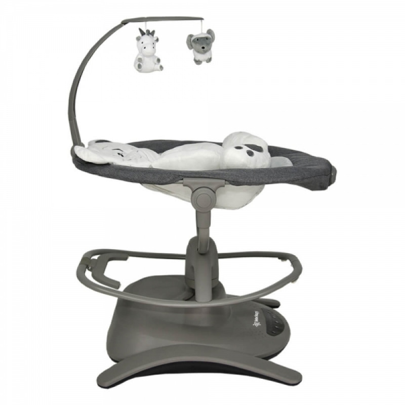 BebeStars Κούνια Ηλεκτρική Imagine 2 in 1 Grey 