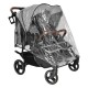 BebeStars Καρότσι Διδύμων Double Trouble Grey 